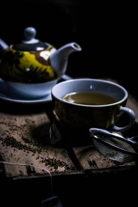 tasse de thé vert